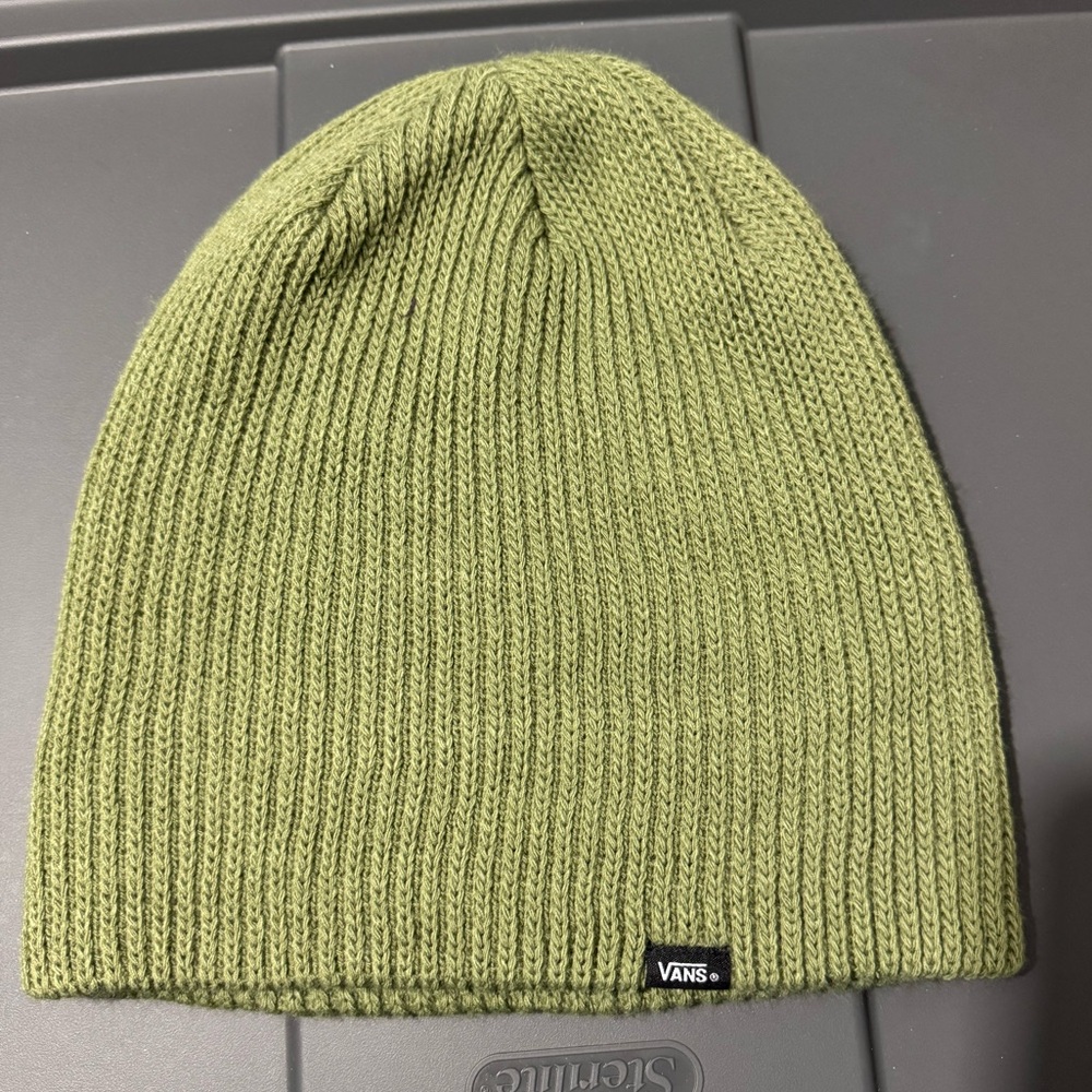 Vans Core Basics Pesto Green Beanie OS